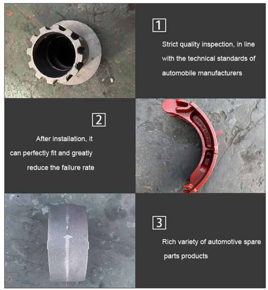 Truck part -left braking base plate